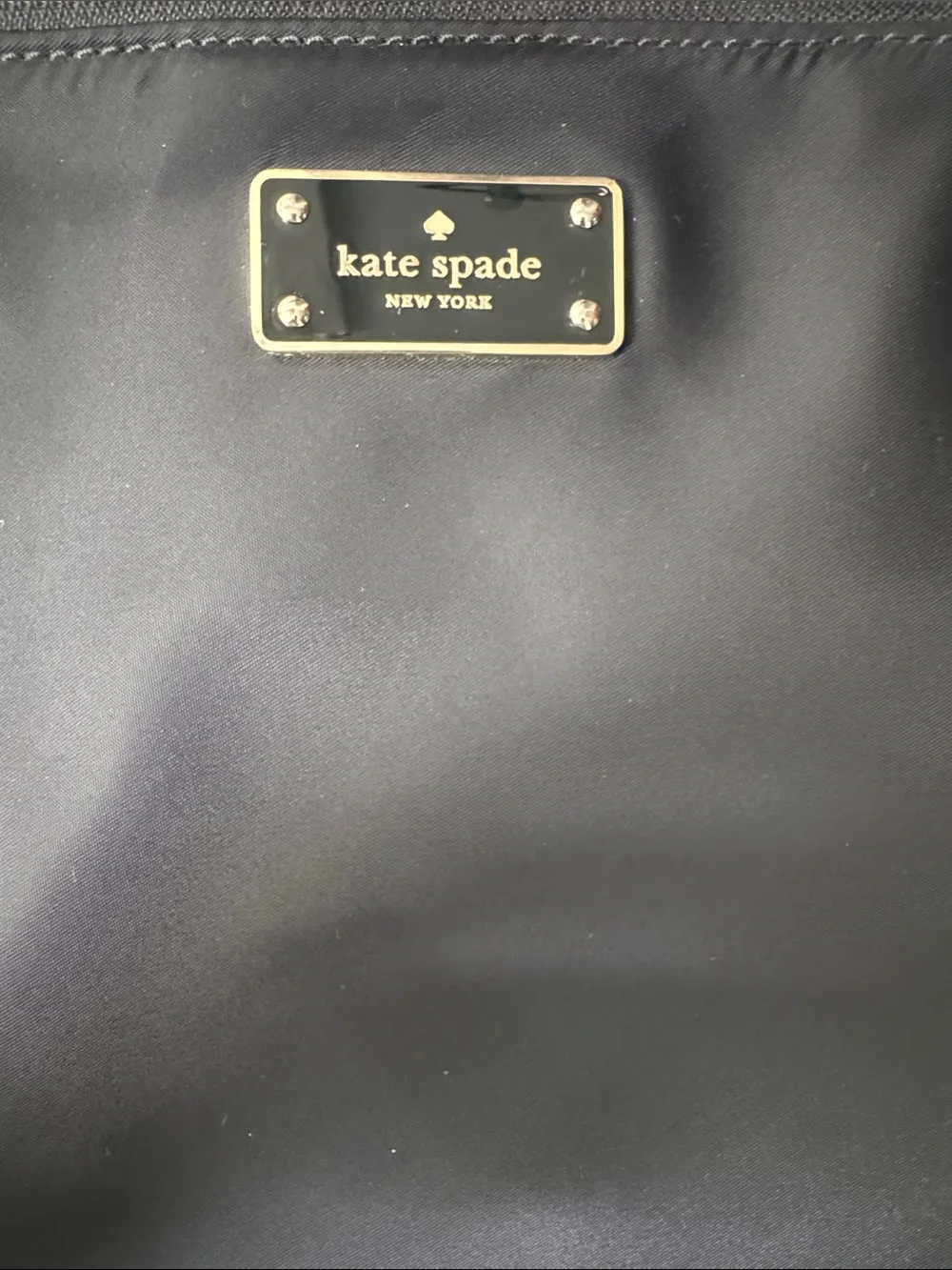 kate spade Black Nylon Laptop Bag with Shoulder Strap